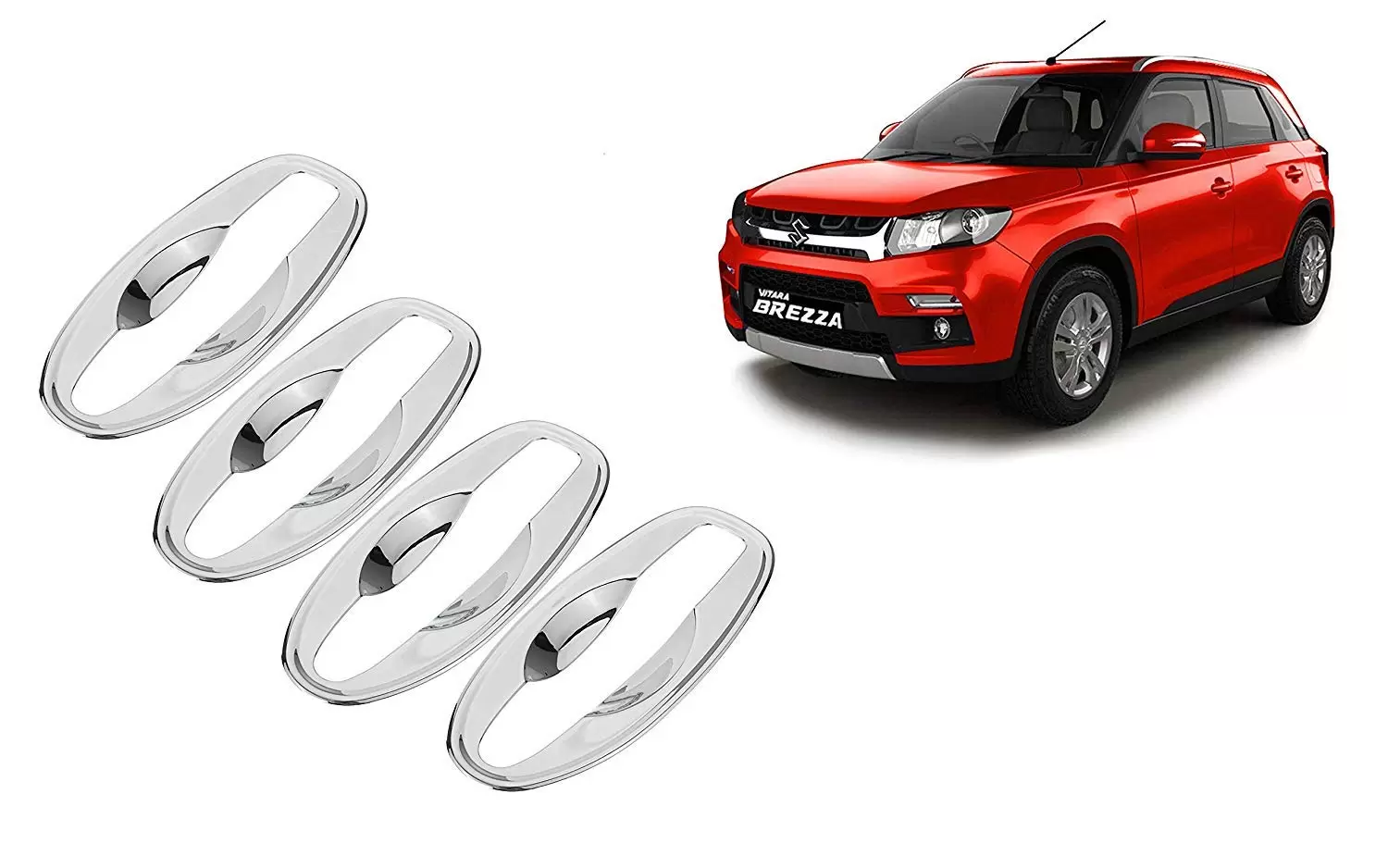 Brezza front bumper accessories discount